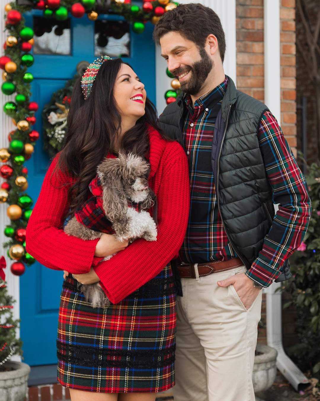 We look like a Christmas card!